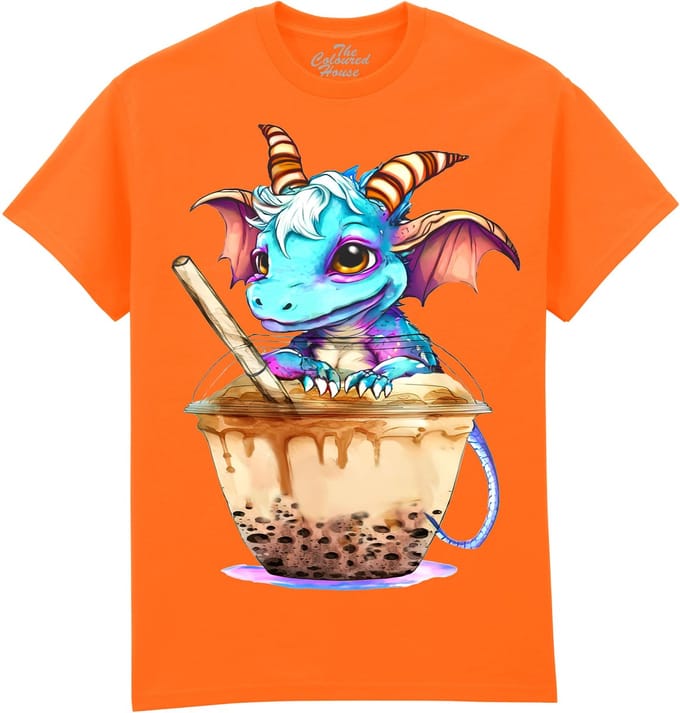 Draak Boba Tea Dragon The Coloured House T-shirt M