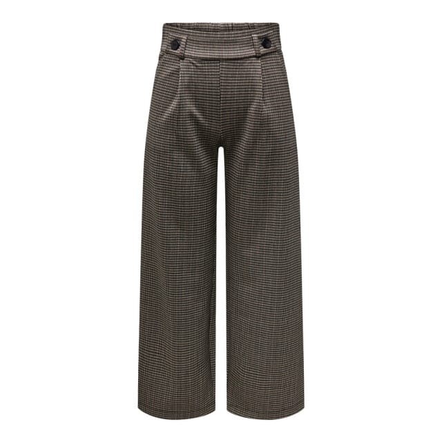 Jacqueline de Yong geggo mia long check pant jrs no 15242797 cobblestone