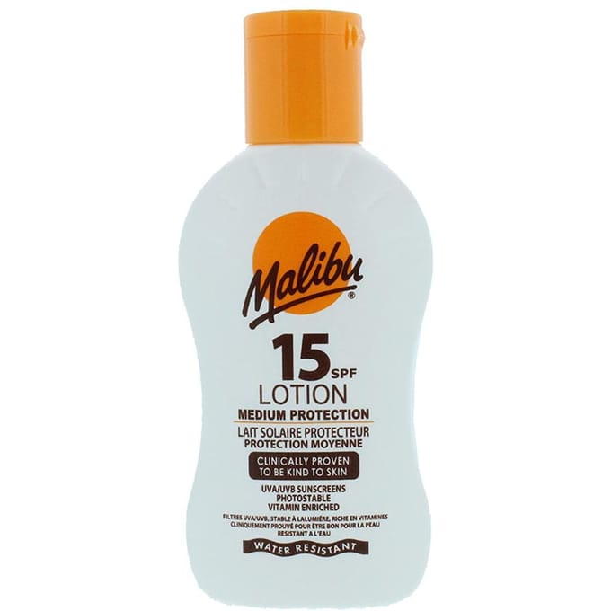 Malibu SPF 15 Medium Bescherming Waterbestendige ZonnecrÃ¨me - 100 ml