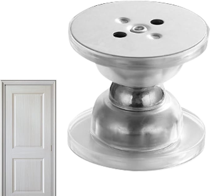Deurstopper - Magnetische Vanger - Deuren Open Houden - Sterke Magneet - 6 x 5.8 x 5.8 cm - Transparant