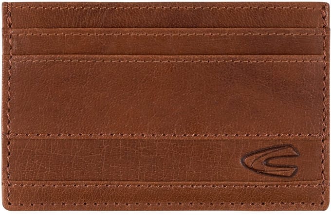 camel active Field Kredietkaart etui Leer 11 cm - 5 Sleuven - cognac