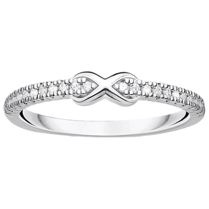 Thomas Sabo Dames-Damesring 925 Zilver 22 Zirkonia 50 Zilver 32017880
