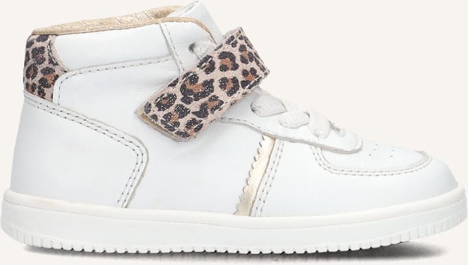 Pinocchio F1551 Sneakers Unisex - Leren Sneaker - Wit - Maat 23