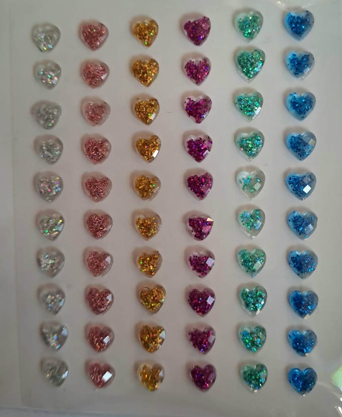 Hartjes voor gezichts/lichaam decoratie