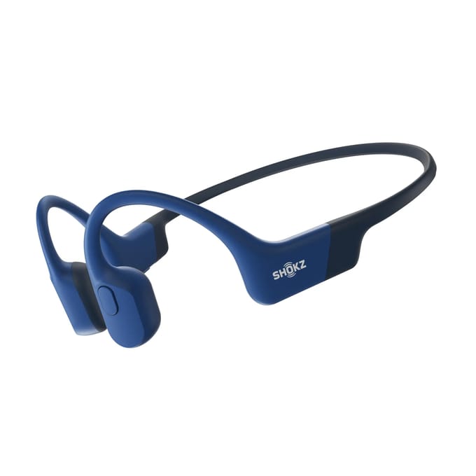 Shokz OpenRun USB-C Open-ear Sporthoofdtelefoon – Bone Conduction – Draadloos – IP67 – Blauw