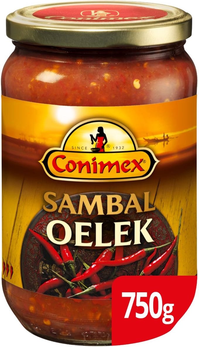 Conimex Sambal Oelek - Pot 750 gram