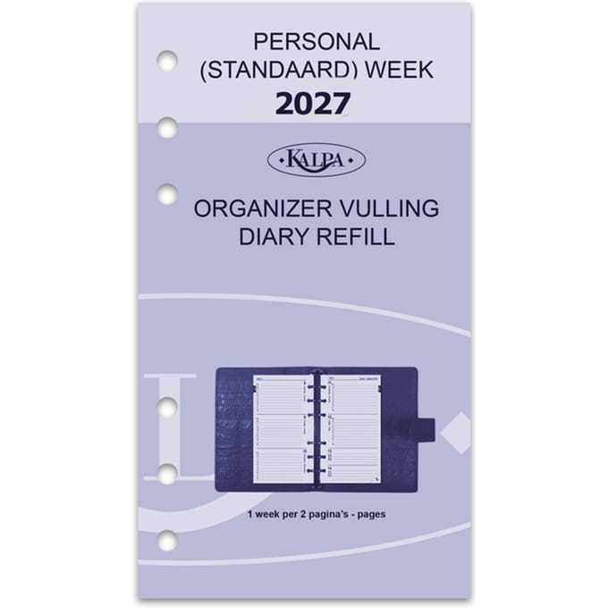 Agendavulling 2027 Kalpa Personal 7dagen/2pagina's