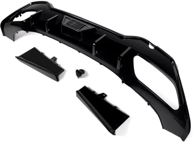 Diffuser LED Blade - Achterdiffuser Lip met LED - Voor BMW 8 Serie G14/G15 M850i Coupe (2018-2023) - Auto Accessoires