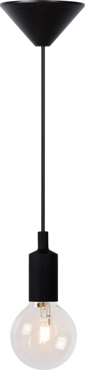 Lucide FIX - Hanglamp - Ø 10 cm - 1xE27 - Zwart