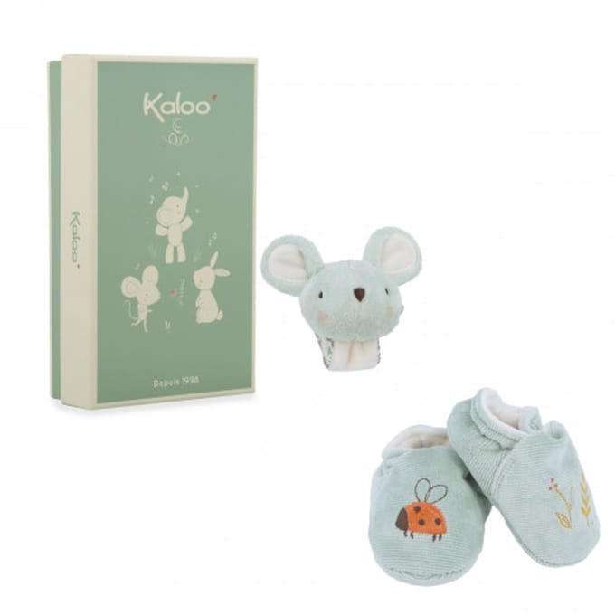 Kaloo - Babygeschenkset muis - Blauw