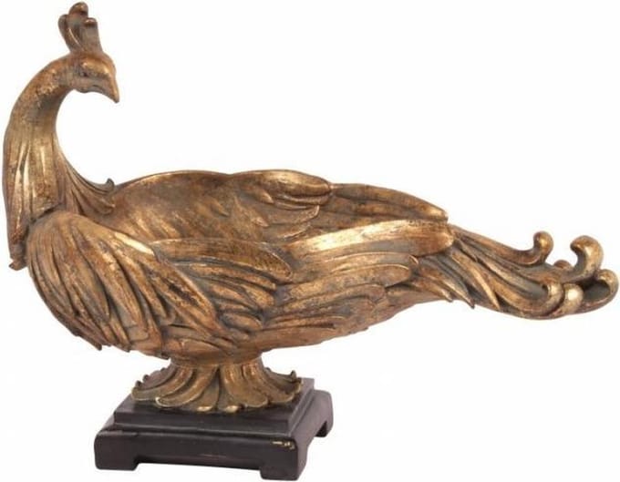 Peacock bowl 45x24 cm