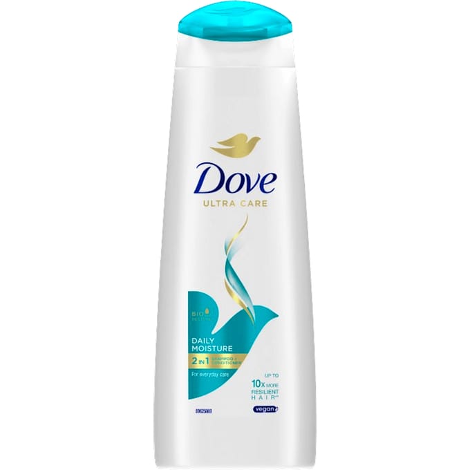 Dove Shampoo - Dagelijkse 2-in-1 400 ml.