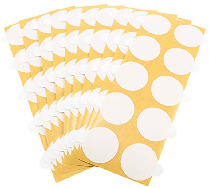 Dubbelzijdige Plakpunten 10 mm - 100 Stuks