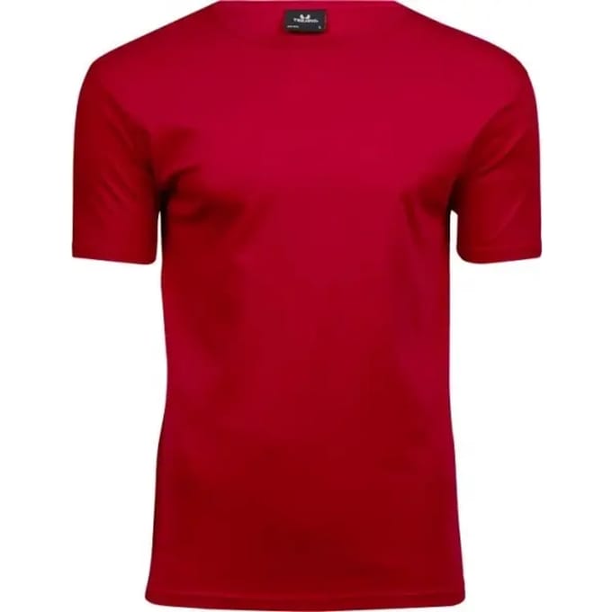 Tee Jays - Interlock T-shirt - Red maat S