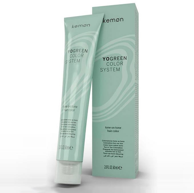 Kemon Yo Green Color System 5.21 Light Ash Beige Brown Tone On Tone Hair Color