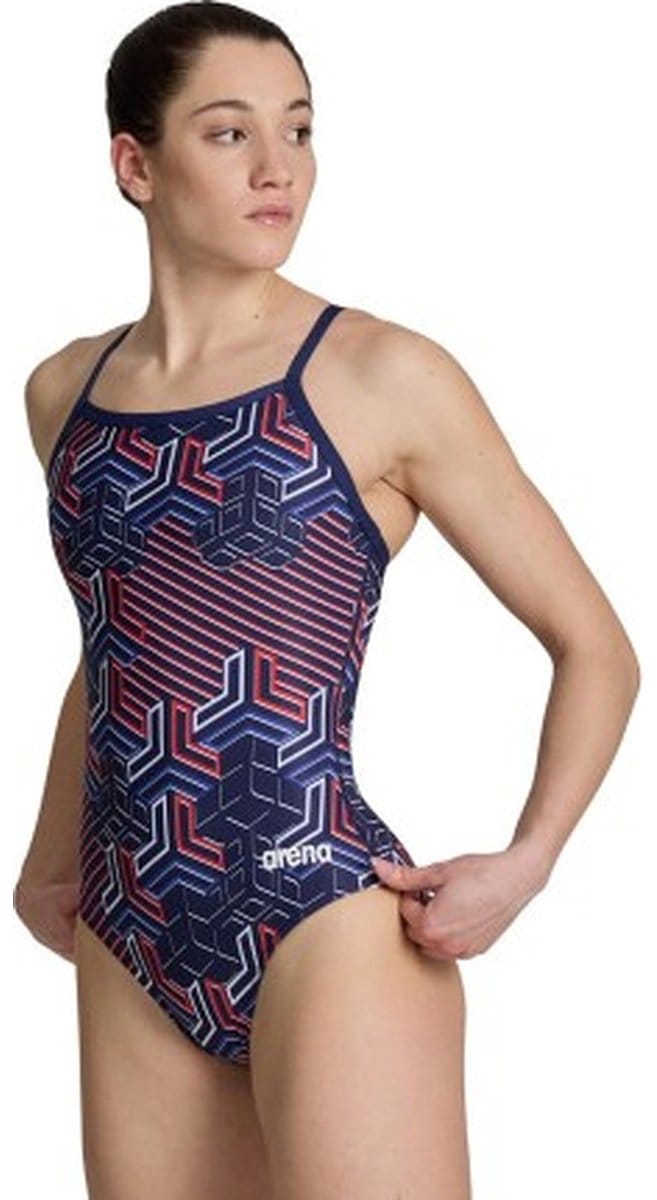 Arena Kikko Pro Lightdrop Back Badpak Dames - Marine | Maat: 40