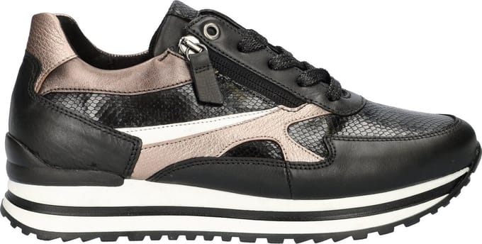 Gabor 526 Sneakers - Leren Sneaker - Dames - Zwart