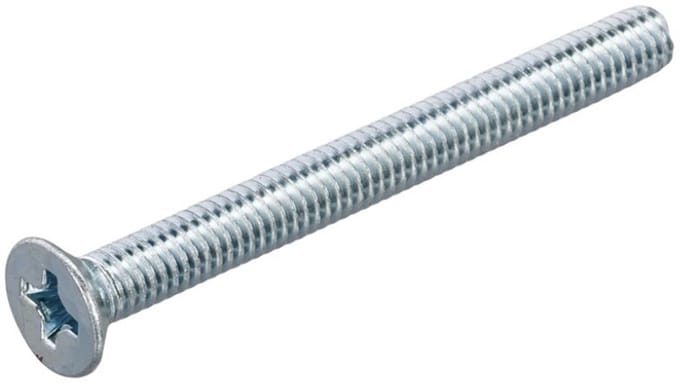 Metaalschroef vz pk kk M3x25mm DIN965-H