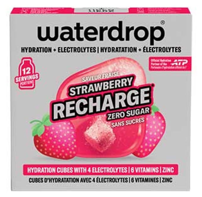 Waterdrop Strawberry Recharge Hydratation Cubes 12ST