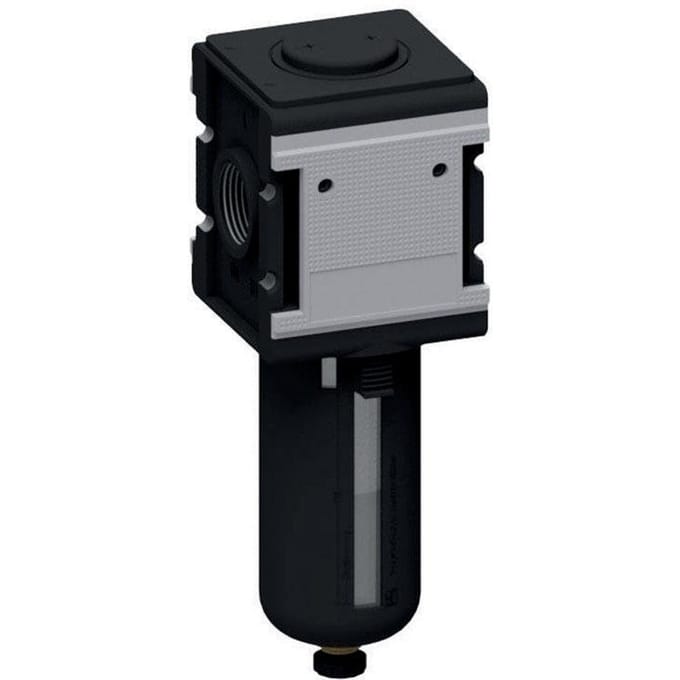 Voorfilter 0.3micron G3/4'' 2000l/min Semi-Auto Beschermende Kooi Polycarbonaat Multifix 4