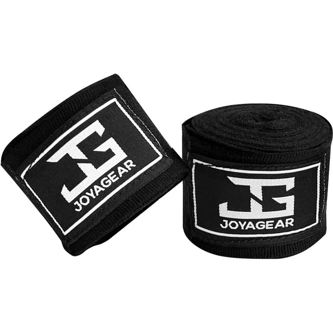 Joyagear Boks Bandage - Zwart met wit - 450cm