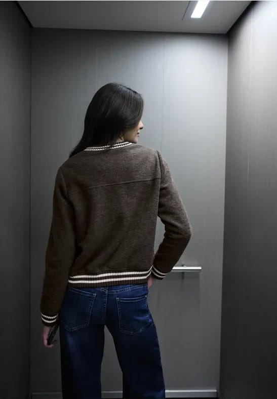 Blouson met college details