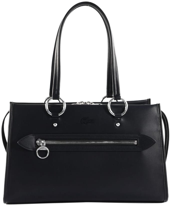 LACOSTE handtas schoudertas Celys Top Handle Bag Noir zwart