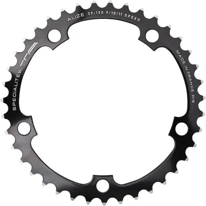 Specialites Ta Interior For Shimano Ultegra/105 130 Bcd Kettingblad Zwart 39t