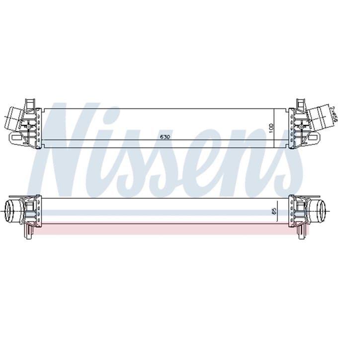 Intercooler NISSENS 96507