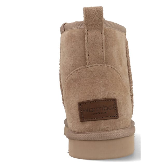 Warmbat Willow Suede Dames Sloffen - Taupe