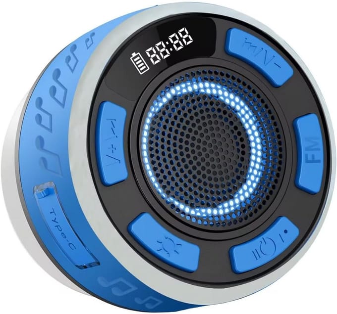 Draagbare Waterdichte Bluetooth Speaker Zwart