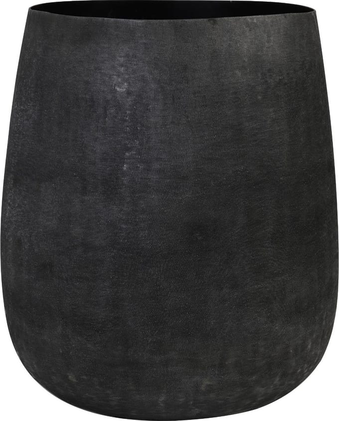 Light & Living Bloempot Genoli - Zwart - Ø39cm - Modern