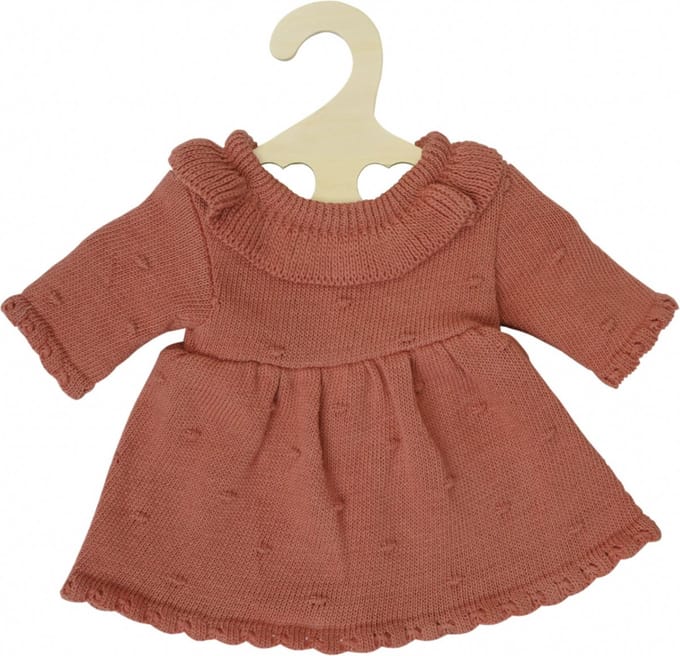 Heless Doll Knit Dress Peach 35-45 cm