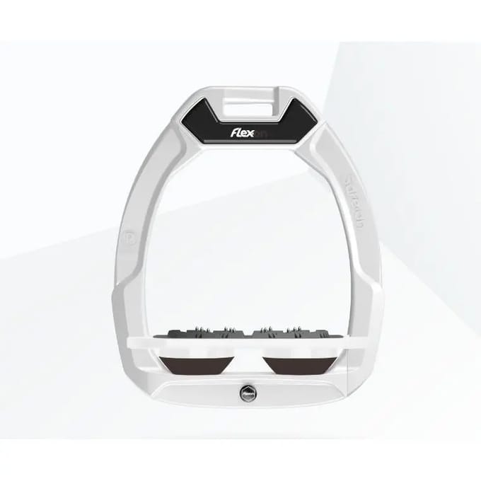 Plat Ultra Grip Veiligheidsbeugels Wit/Wit/Bruin Flex-On Safe-On