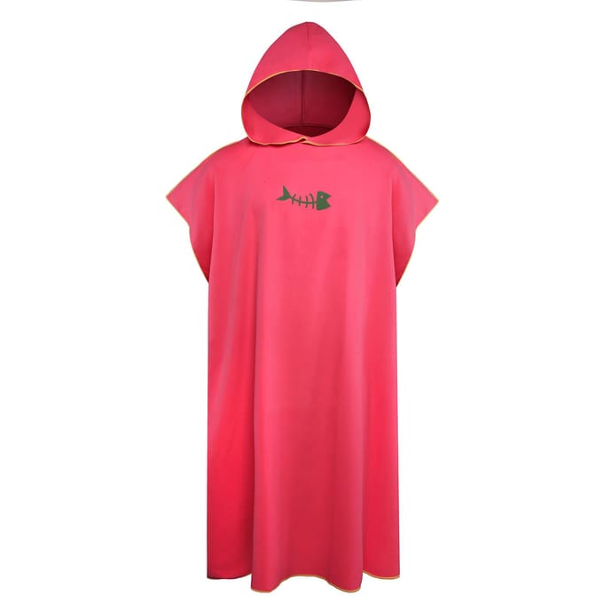 Serviette à langer Poncho de Surf, Robe à séchage rapide avec capuche, couverture de plage en microfibre, serviette de bain pêche