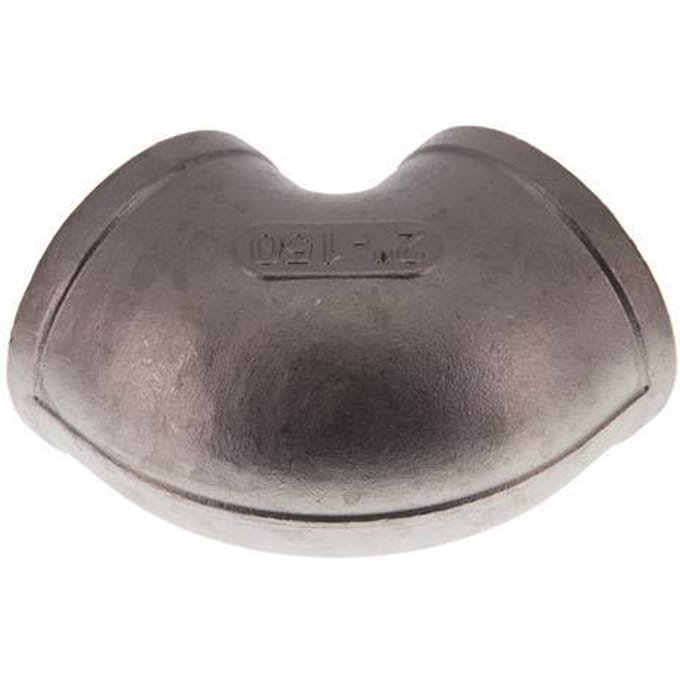 Rp 2'' RVS L-Fitting 90graden 10 Bar - FL2E-F-SH-200R-S