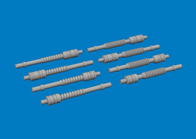 Eduard Modelbouwpakket - 632210 Loopsets voor Hurricane Mk.II - Accessoires set - 1:32 - Modelbouw