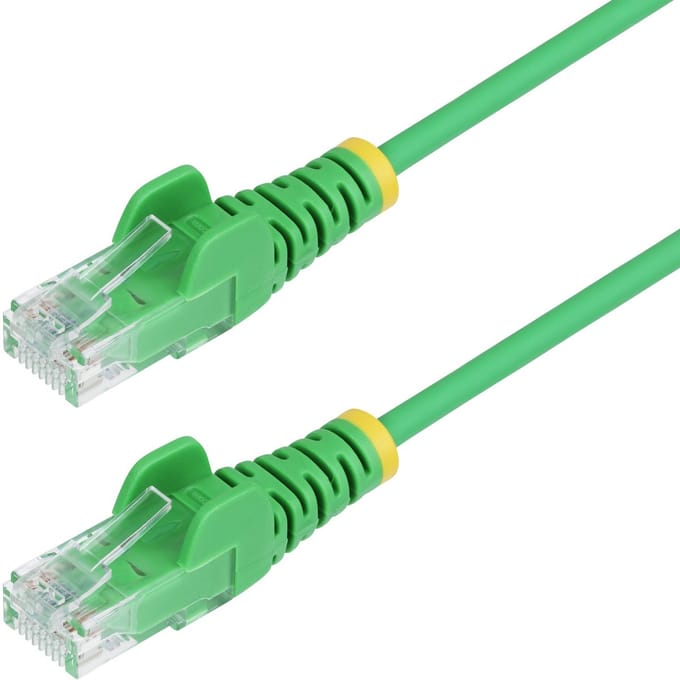 StarTech.com 1m Green Slim CAT6 Ethernet Cable Snagless 28AWG LSZH - patch cable - 1 m - green - Groen - 1m