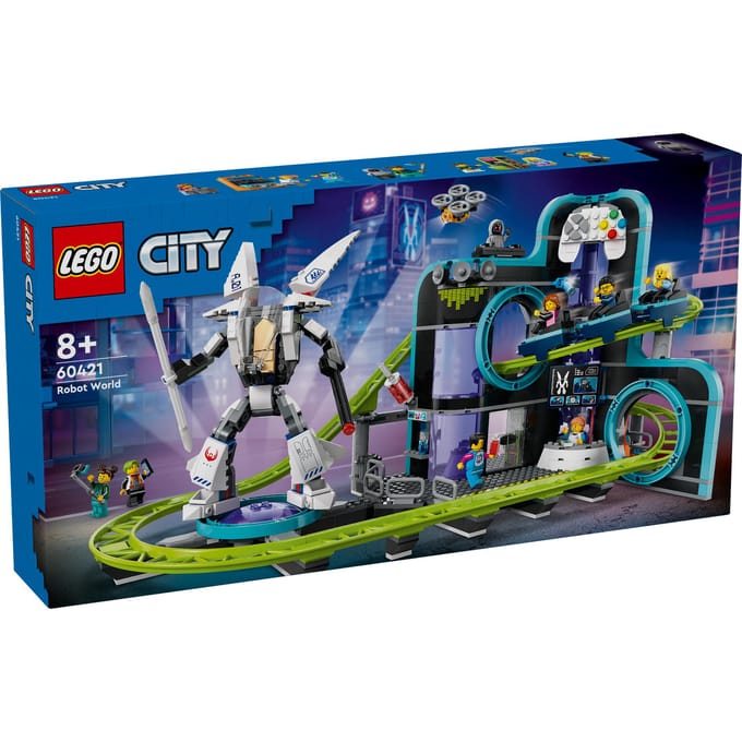 LEGO City Achtbaan in Robotwereld speelgoed - 60421