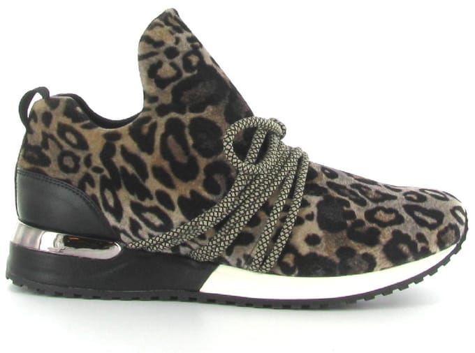 La Strada Sneaker Leopard Velvet - Damesschoenen - Maat - 37