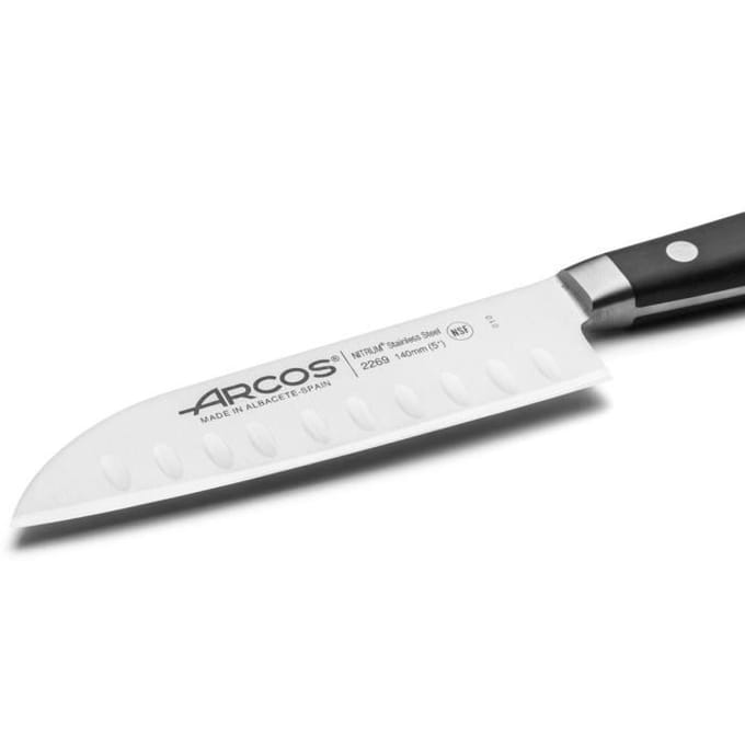 Santoku mes - ARCOS - Opera - Blad 14 cm - NITRUM® Roestvrij Staal - 100% Gesmeed