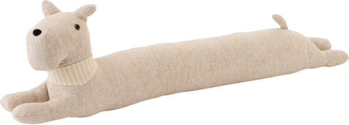J-Line tochrol Hond + Sjaal - polyester - beige