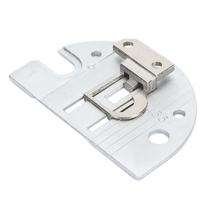 Plaque à aiguille de couture Acier Robuste 317398 Accessoire Plaque à aiguille avec griffe d'entraînement pour Singer Couture white