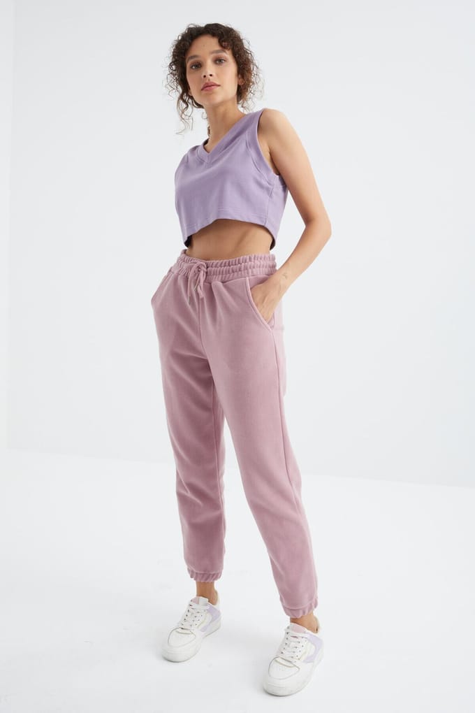 Dames Polyester Joggingbroek