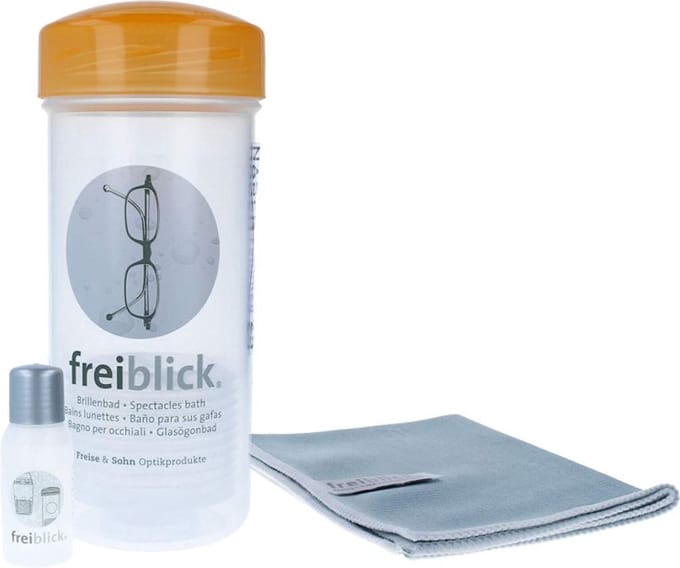 Brillenbad Schudbad Luxe Set – Met Reiniger 50 ml en Microvezeldoek - Cadeau