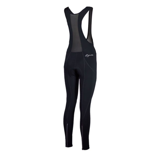 Rogelli Liona Dames Lange Fietsbroek - Zeem - Bretels - Zwart