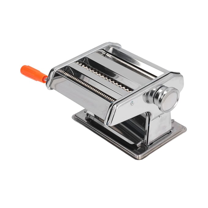 Machine à Pâtes Professionnelle Réglages Ajustables Lame Amovible Mini Machine à Nouilles Manuelle pour gray