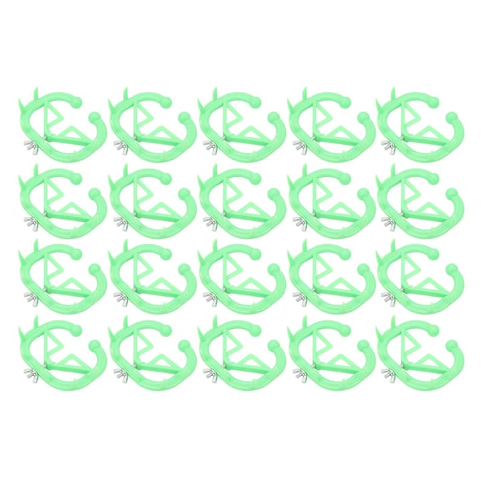 20 Stuks Kalverspenen Efficiënt Plastic Comfortabel Kalvermelk Zuigremmer Runder Neusring green