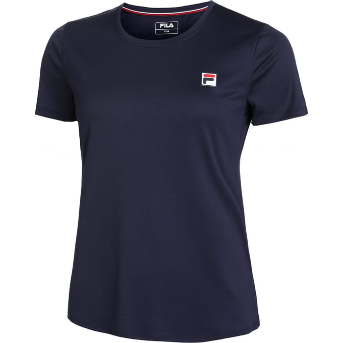 Fila Leonie T-shirt Dames-Donkerblauw,Wit