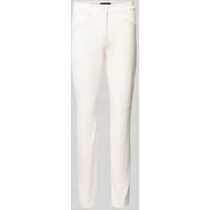 Slim fit broek met siernaden